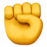 Emoji Puño alzado